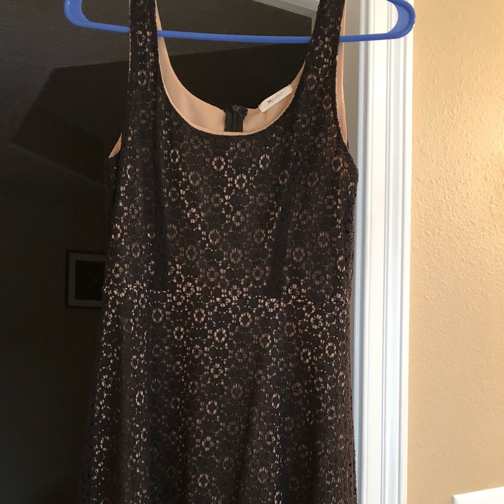 Black and Cream dress.